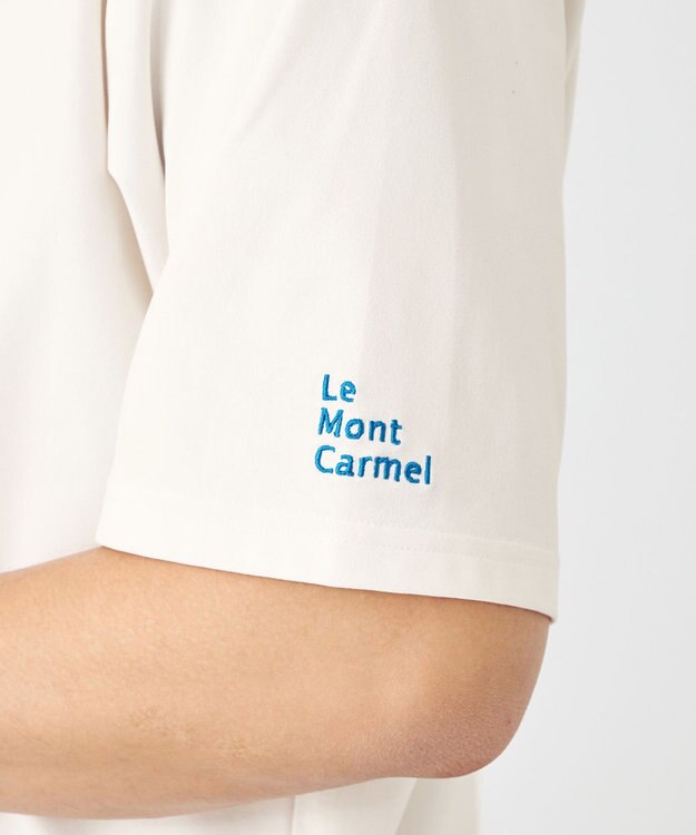 SHARE PARK MENS 【UVカット・吸水速乾・ストレッチ・軽量 】コラボフォトプリントTシャツ（L・XLサイズ） ホワイト系