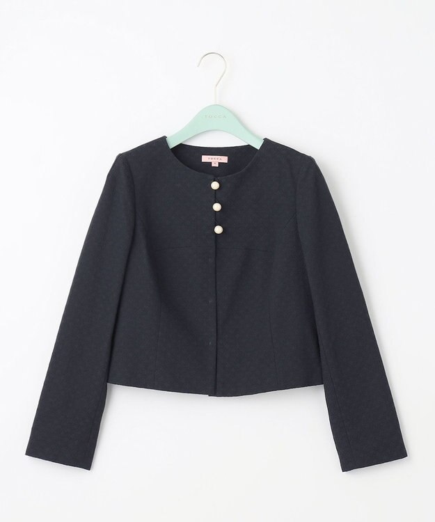 TOCCA 【消臭＆洗える】FIORE ジャケット ネイビー系