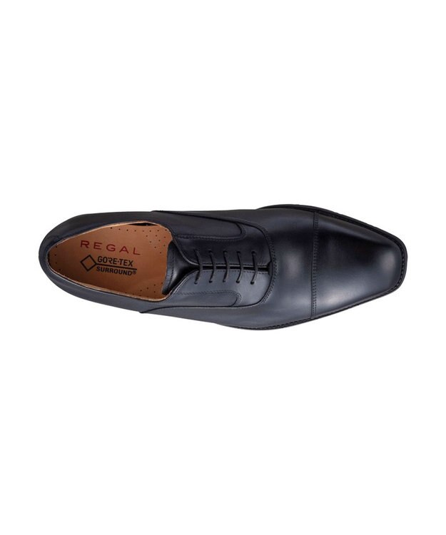 REGAL FOOT COMMUNITY 【リーガルドレス】21BL ストレートチップ「GORE-TEX SURROUND（R） フットウェア」 ビジネスシューズ ブラック