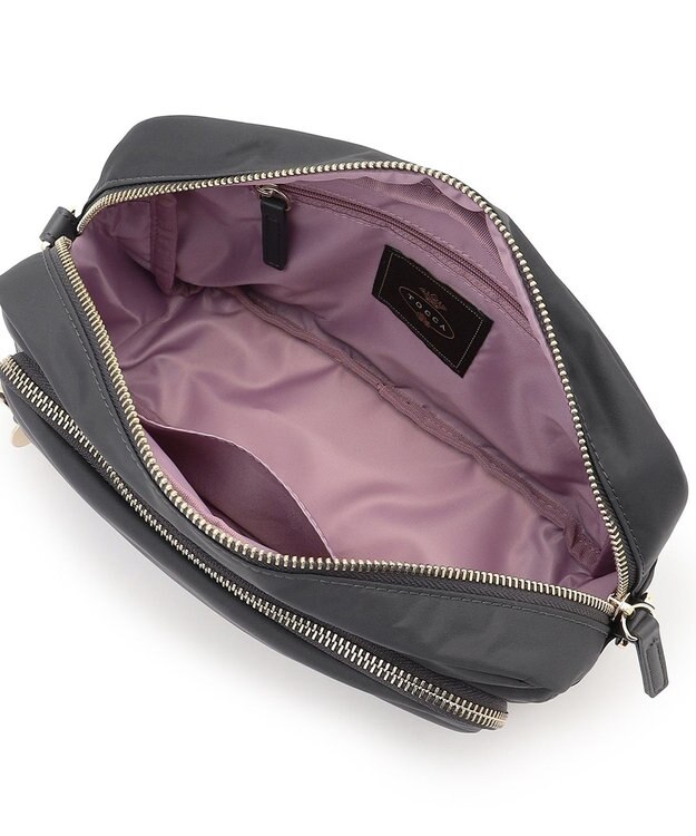 TOCCA CUSCINO POCHETTE ショルダーバッグ【WEB＆一部店舗限定・環境にやさしい素材】 ライトグレー系