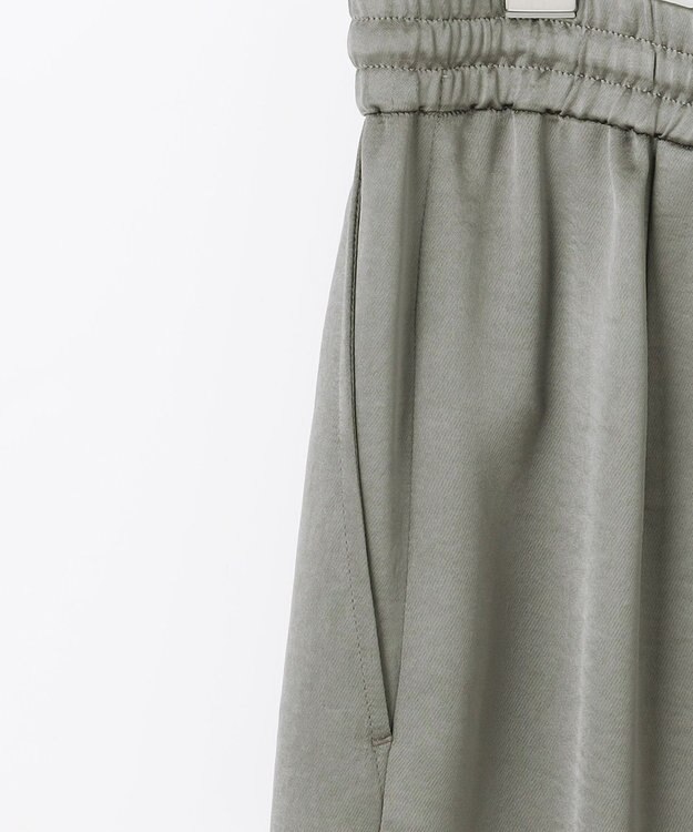 自由区 【カタログ掲載】ドレーピーサテンベイカー パンツ モカ