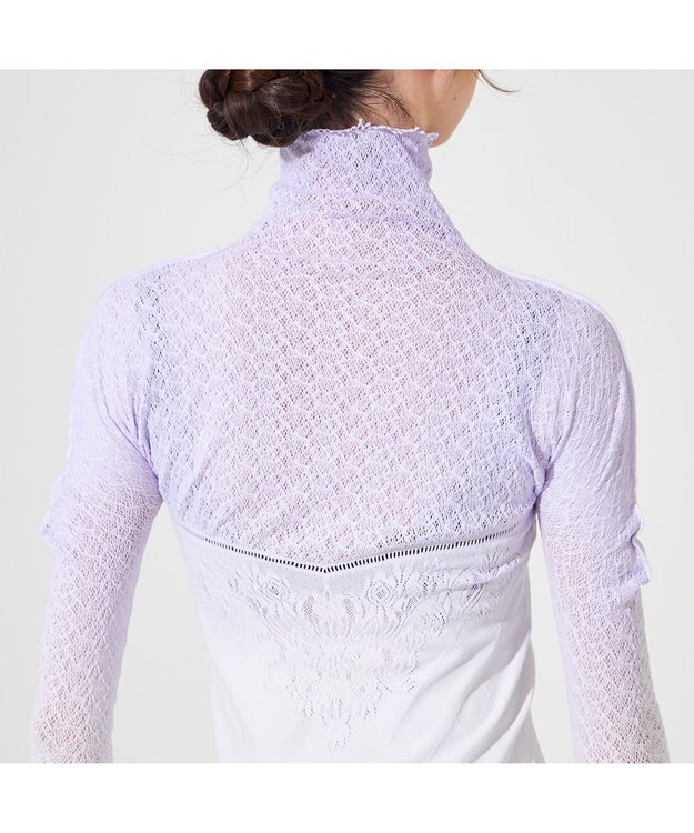 Chacott 【ノーソーイングニット】クリスタルグラデーショントップ ラベンダー