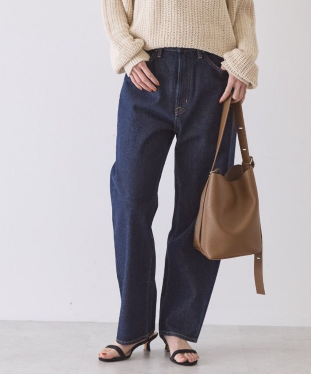 AMERICAN HOLIC ルーズストレートデニムパンツ One Wash