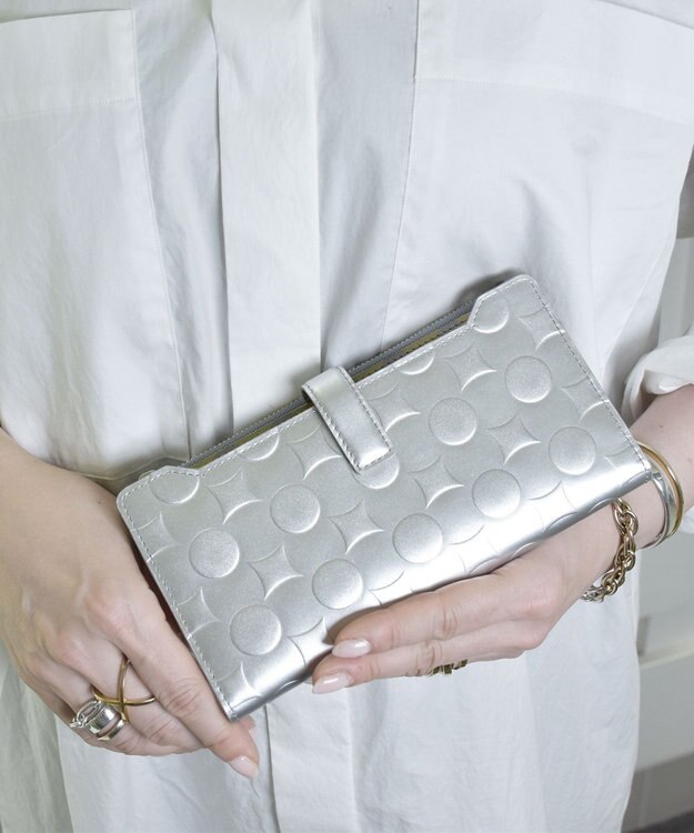 MIYABIYA La quoh with kirakaracho ロングウォレット 月白銀(つきしろぎん)