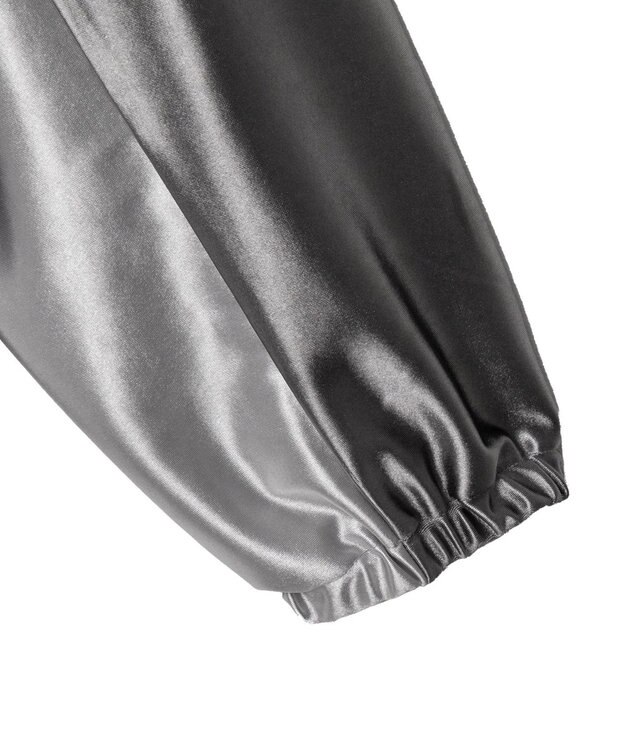 WEGO サテンゲームグラフィックプルオーバー グレー