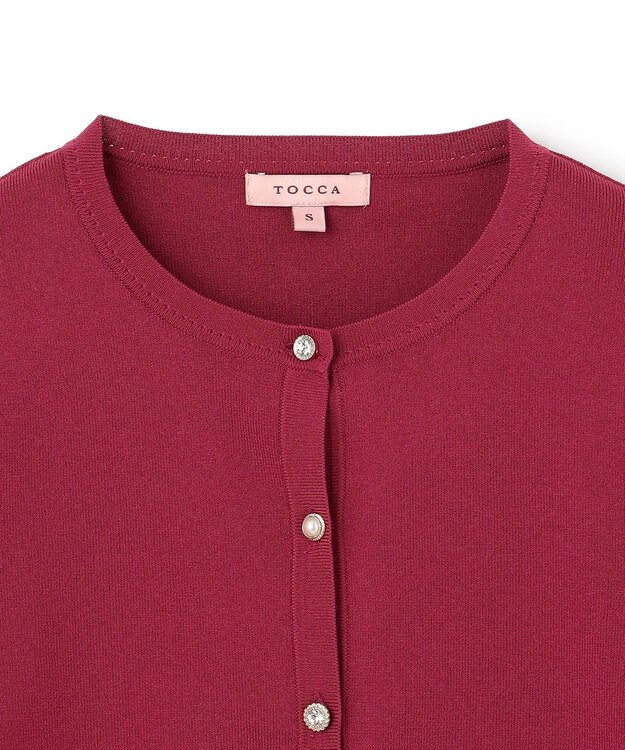 TOCCA 【洗える】DEW カーディガン ローズ系