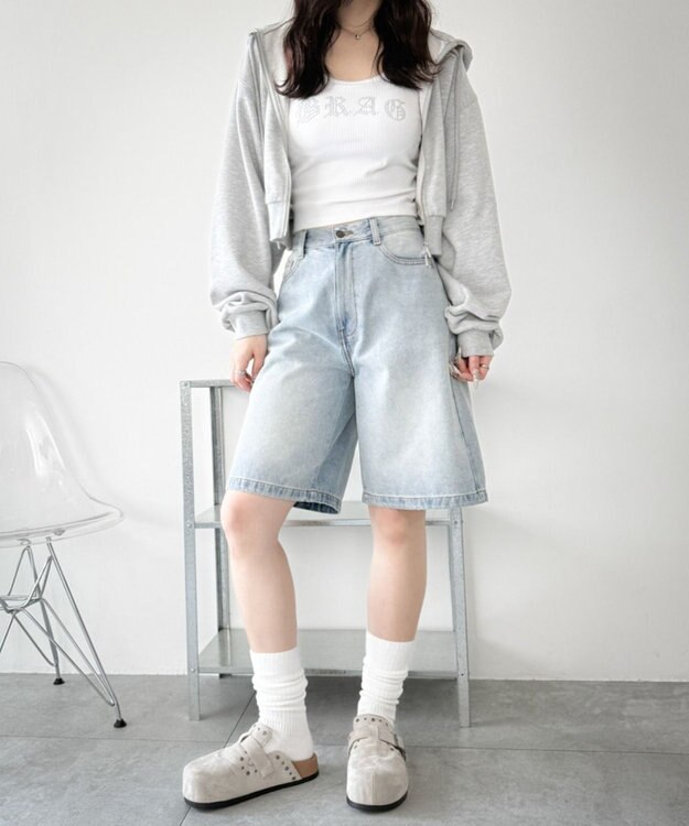 WEGO スタッズデザインサボ ライトベージュ