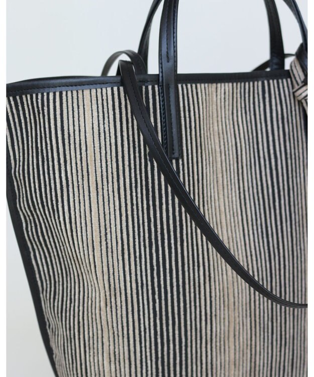 MORROW by thank 【A4サイズ収納可/軽量】VIVIAN LARGE ミックスストライプ