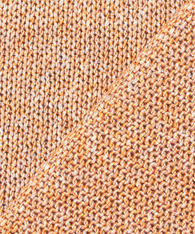 23区 【GOLD LABEL】マーブルコイル Vネック ニット オレンジ系3