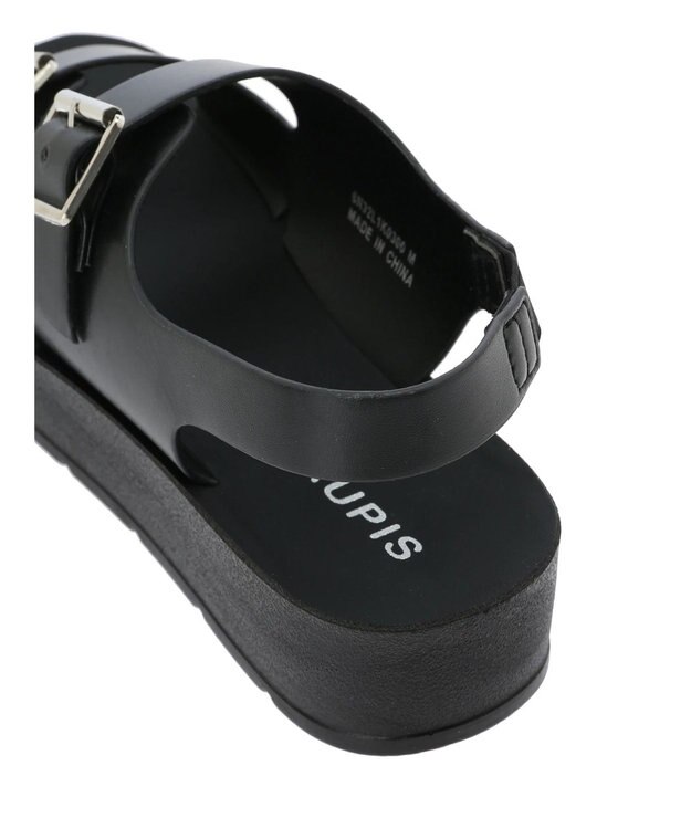 Green Parks ＲＵＰＩＳ．インジェクションＷベルトサンダル Black