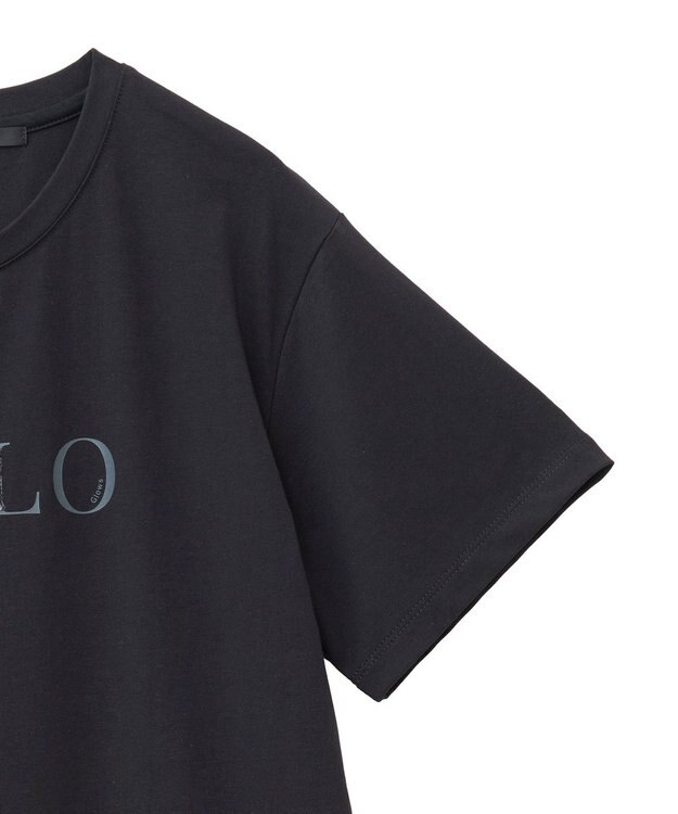 YECCA VECCA スパンコールロゴTee Off White