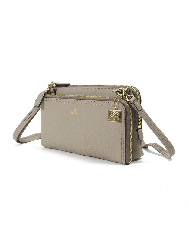 PELLE BORSA お財布ポシェット Reinette レネット 4704 グレージュ