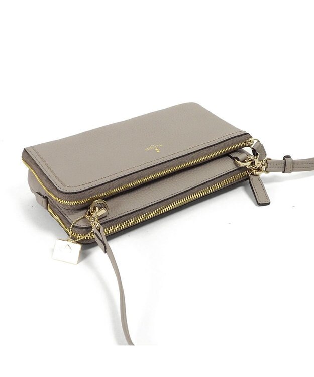 PELLE BORSA お財布ポシェット Reinette レネット 4704 グレージュ