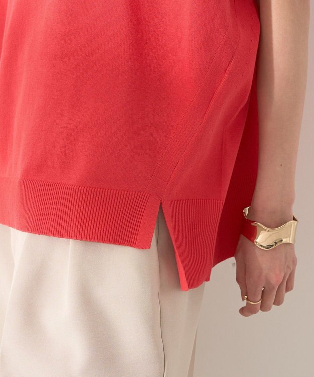 AMERICAN HOLIC フレンチスリーブニットプルオーバー Red