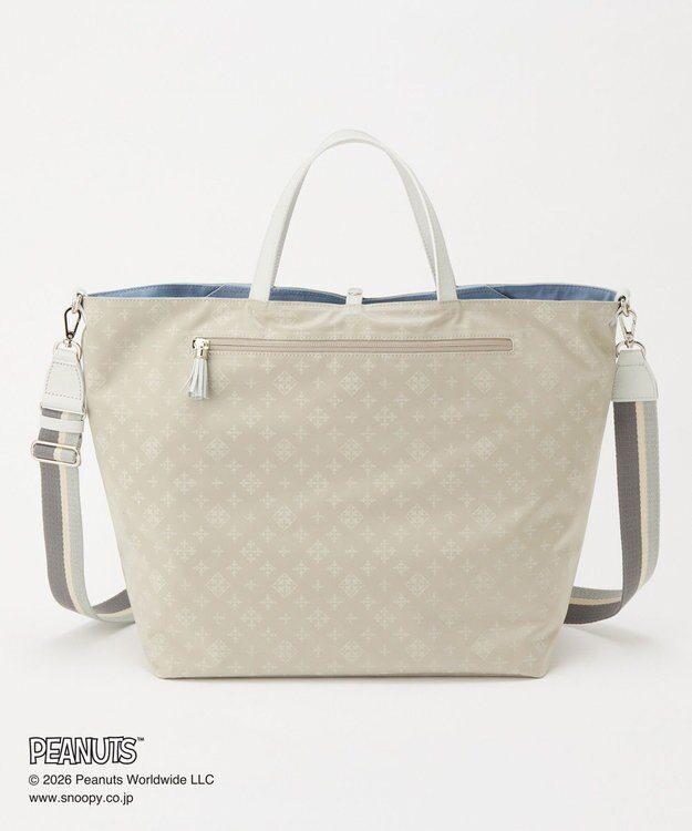 russet 《PEANUTS×russet》リバーシブルビッグトートバッグ(CE-1756) L.Blue