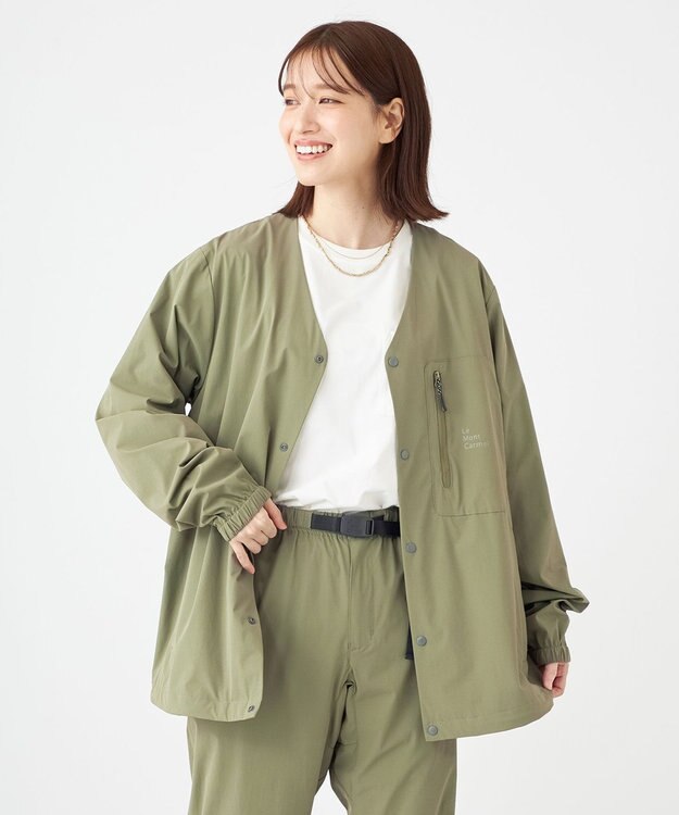 SHARE PARK LADIES 【UNISEX】撥水加工 フレックスカーディガン（XS・S・Mサイズ） グリーン