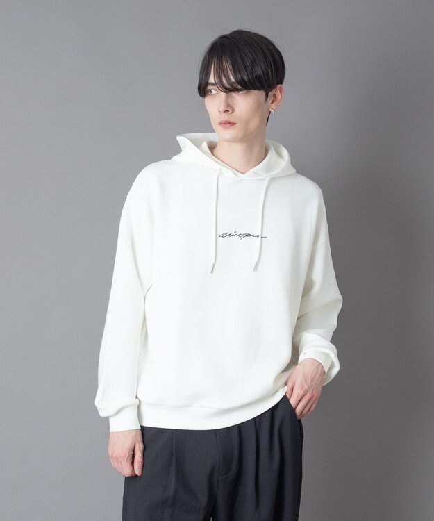 WEGO 【ユニセックス着用ITEM】ワンポイントプルパーカー ホワイト