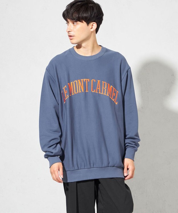 SHARE PARK MENS 【UNISEX】MVS裏毛クルーネックスウェット（L・XLサイズ） アッシュネイビー