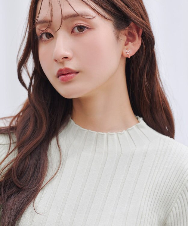 Tiaclasse 【新色追加・洗える】ランダムリブニットプルオーバー オフホワイトA