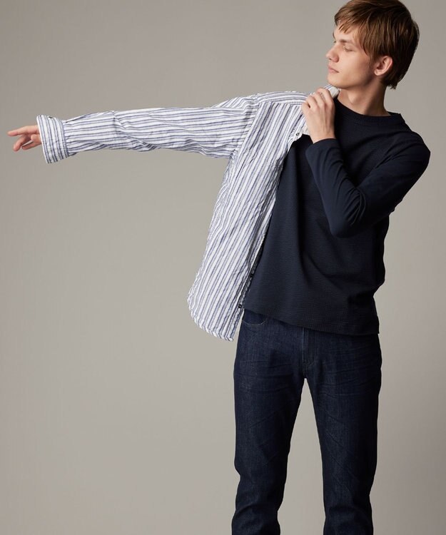 JOSEPH ABBOUD 【25SS・2WAY】リバーシブルシャツ ホワイト系