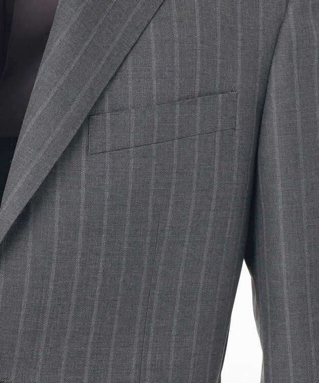 J.PRESS MEN 【WEB・一部店舗限定】インテリジェントストライプ スーツ グレー系2