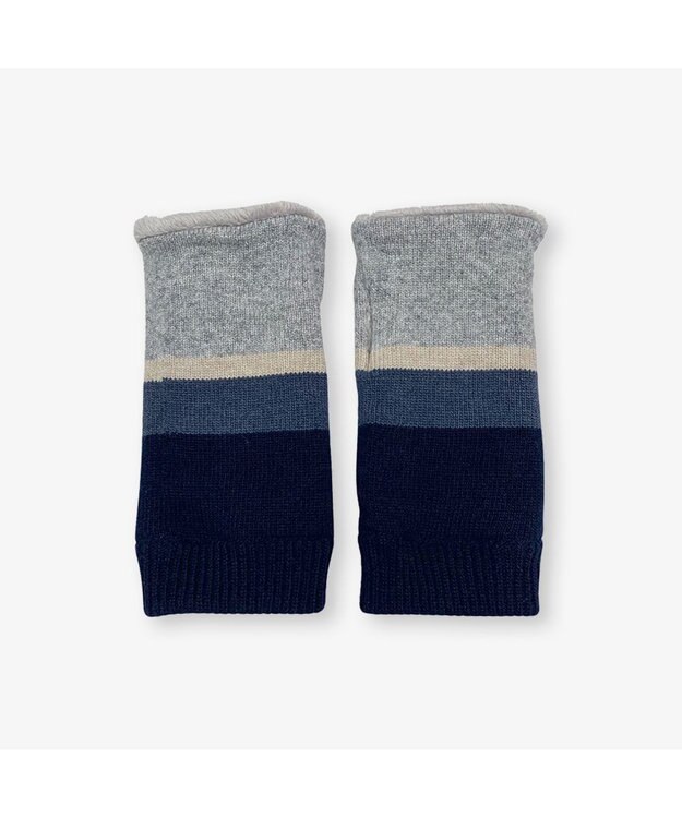 林八百吉商店 un chapeau アームウォーマー ネイビー