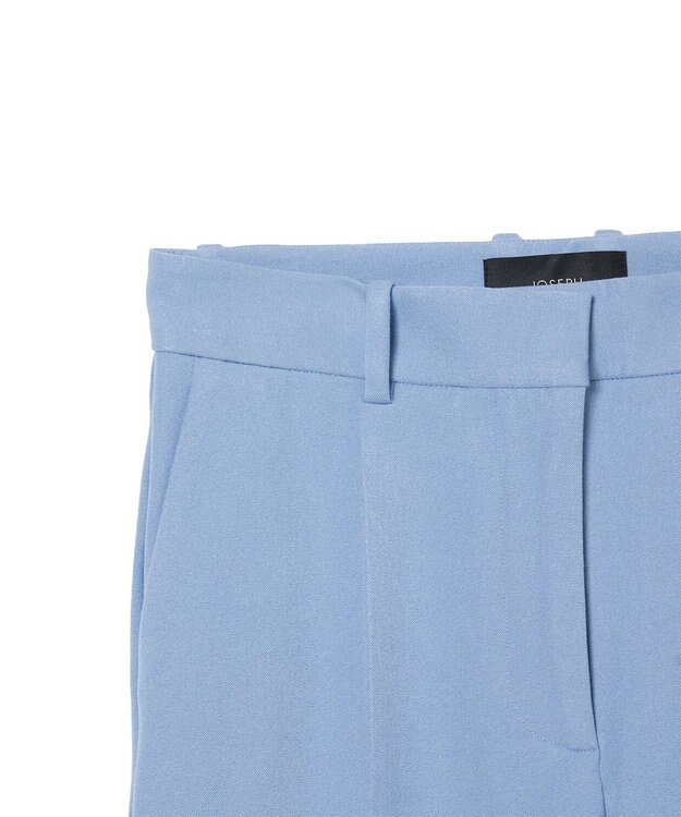 JOSEPH ギャバジンストレッチ　スリムストレートトラウザーズ Faded Sky