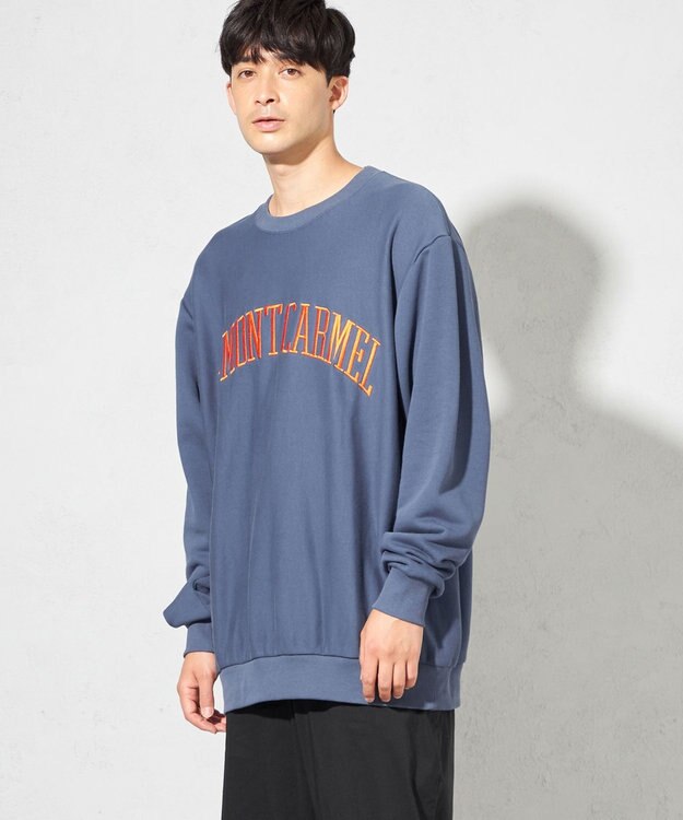 SHARE PARK MENS 【UNISEX】MVS裏毛クルーネックスウェット（L・XLサイズ） アッシュネイビー