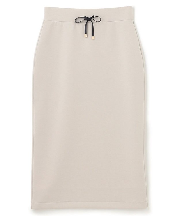 BEIGE， WALNUT / Iラインスカート Sand