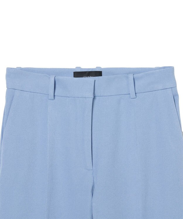 JOSEPH ギャバジンストレッチ　スリムストレートトラウザーズ Faded Sky