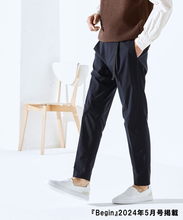 UNFILO MENS 【新色追加】FINE MOVE テーパードパンツ [24年商品] [新色]ネイビー