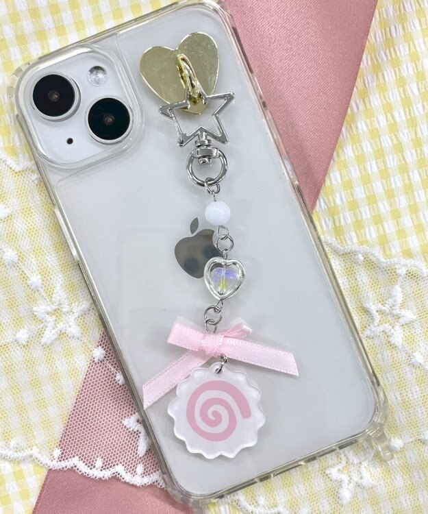 WEGO ぐるぐるビーズキーホルダー 柄2