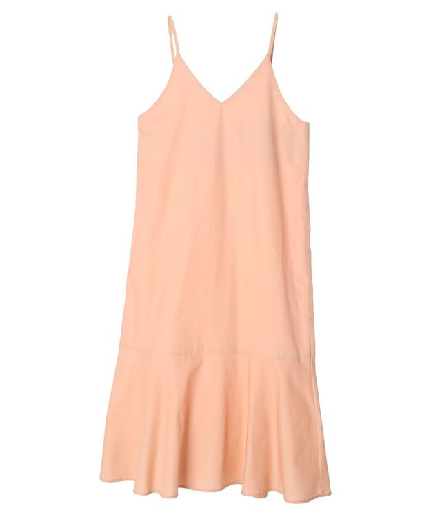 earth music&ecology Ｖネック裾切替キャミワンピース Salmon Pink
