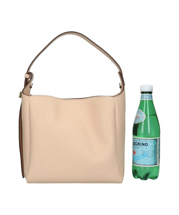 INTER-CHAUSSURES 【LORISTELLA】スマートソフト・バケットバッグ ライトベージュ