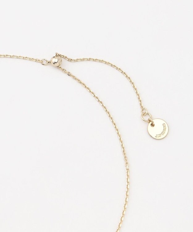 J.PRESS LADIES ジルコニア ビジューリング ネックレス ケシウスゴールド系