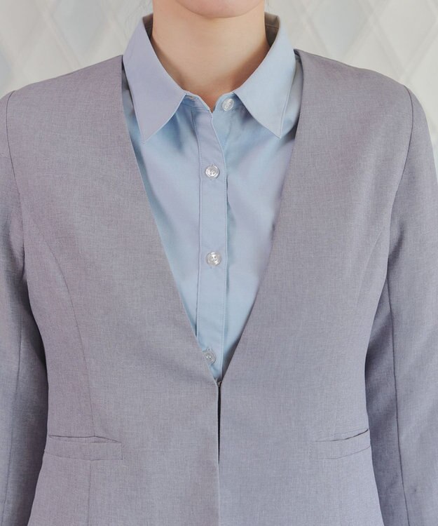 Tiaclasse L カラーレスサマージャケット グレー