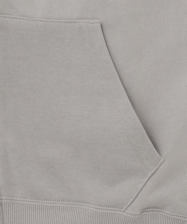 J.PRESS YORK STREET 【UNISEX】フルジップ裏毛ロゴパーカー ベージュ系