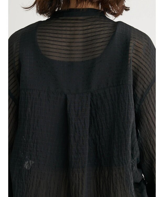 Green Parks ・ＥＬＥＮＣＡＲＥ　ＤＵＥ　ストライプシャツチュニック Black