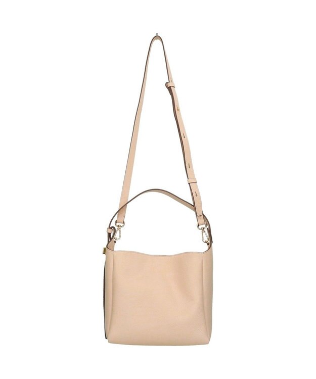 INTER-CHAUSSURES 【LORISTELLA】スマートソフト・バケットバッグ ライトベージュ