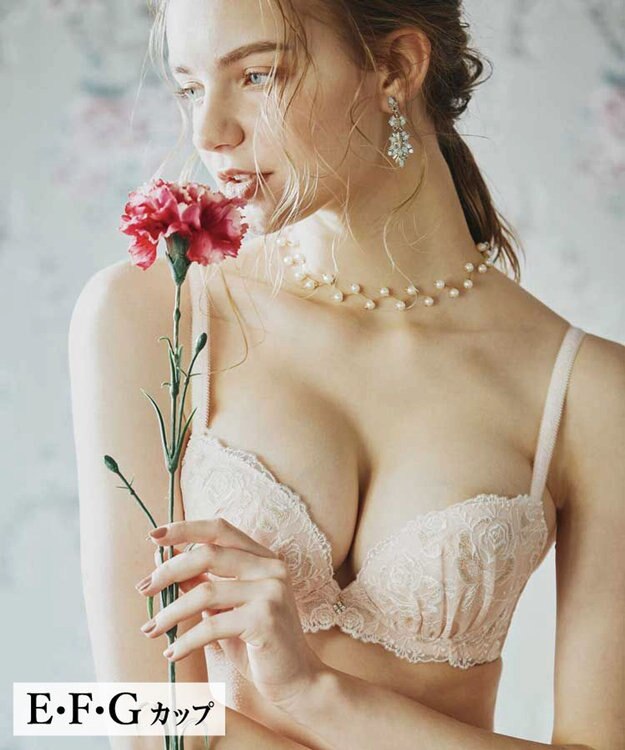 San-ai Resort（三愛水着楽園） 【エレガントコレクション2402】単品ブラEFGカップ 【northerly】 ピンク