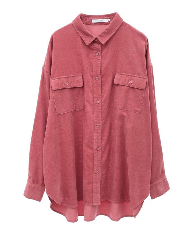 AMERICAN HOLIC Ｗポケットコーデュロイシャツ Pink