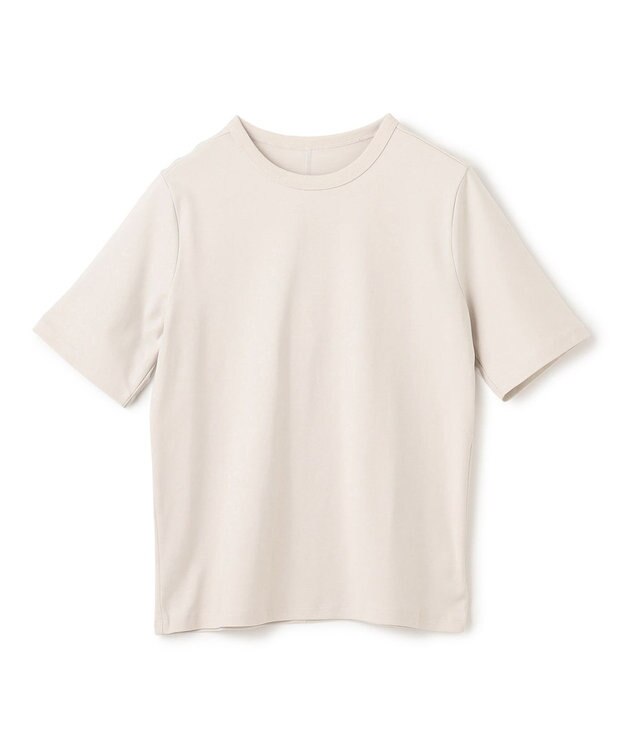 UNFILO BEAUTYFORM-Tコットン ベーシックTシャツ グレージュ