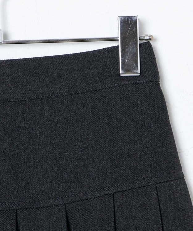 WEGO 【SCHOOL ITEM】プリーツスカパン 杢グレー