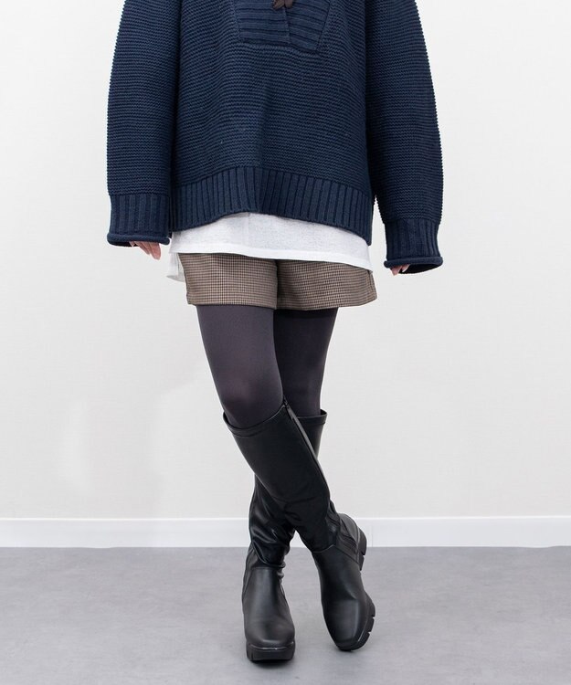 INTER-CHAUSSURES 【BUSSOLA】アイスグリップソールロングブーツ ブラック