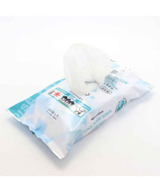 PET PARADISE ペットパラダイス クール  ボディタオル 20枚入り -