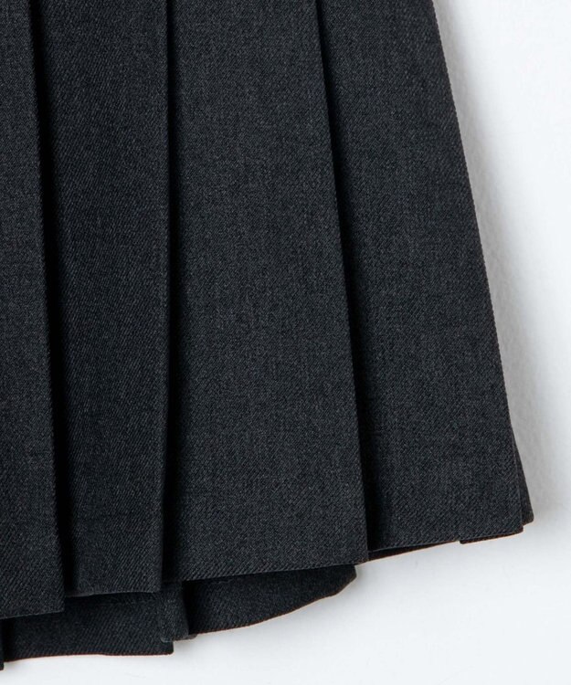 WEGO 【SCHOOL ITEM】プリーツスカパン 杢グレー