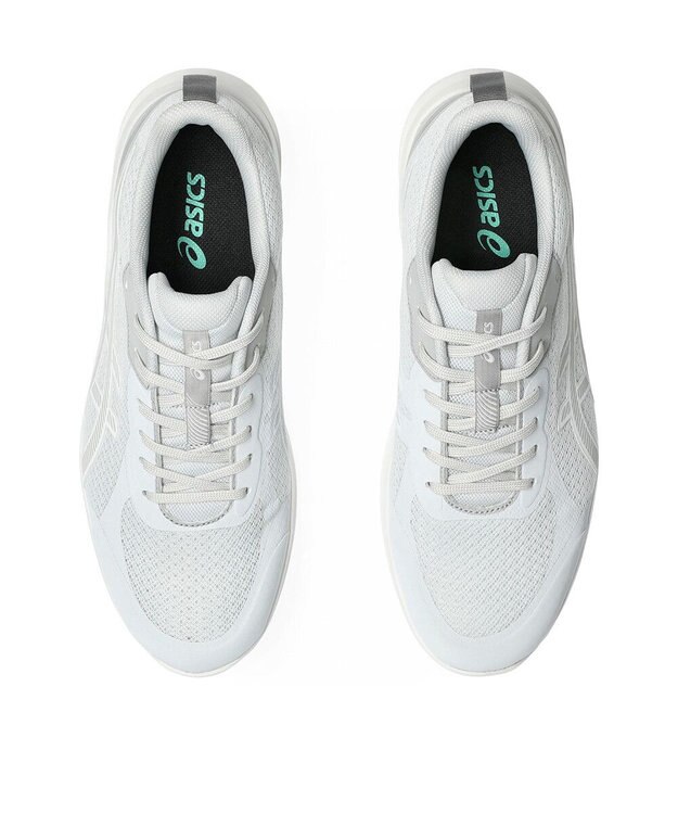 ASICS WALKING ゲルファンウォーカー メンズ 4E相当 ライトグレー×ホワイト