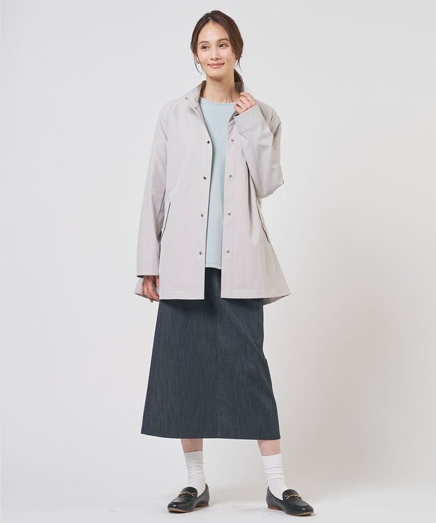 J.PRESS LADIES S ダンボールジャージー プルオーバー カットソー スモーキーミント系