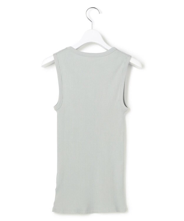 ICB オーガニックリブ タンクトップ スモーキーサックス