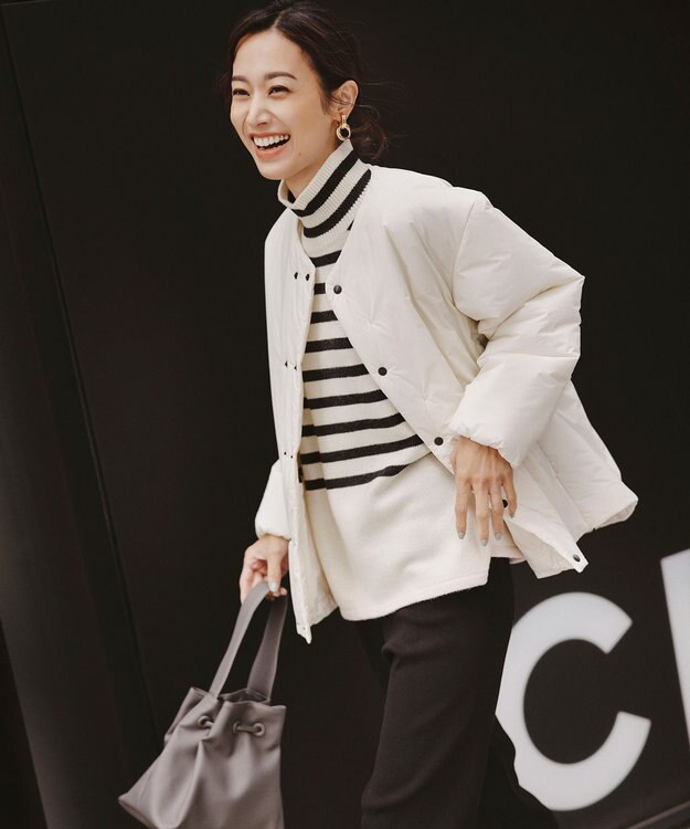 UNFILO 【訳アリ特価】HOTOPIA ショートコート アイボリー系